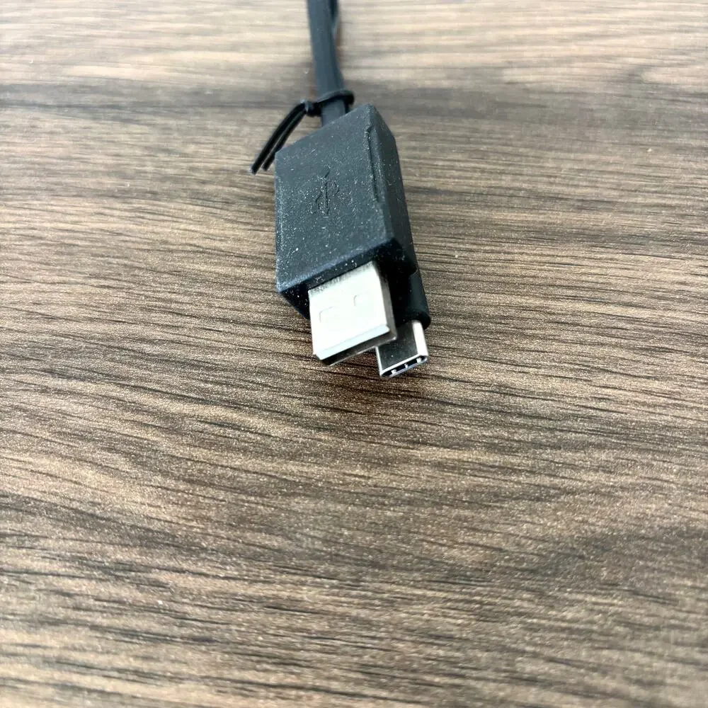 USB-C to USB-A with Splitter Extra Port Cable Adapter - Black